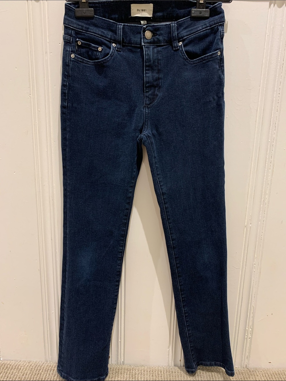 DL1961 Women's Dark Indigo Skinny Jeans